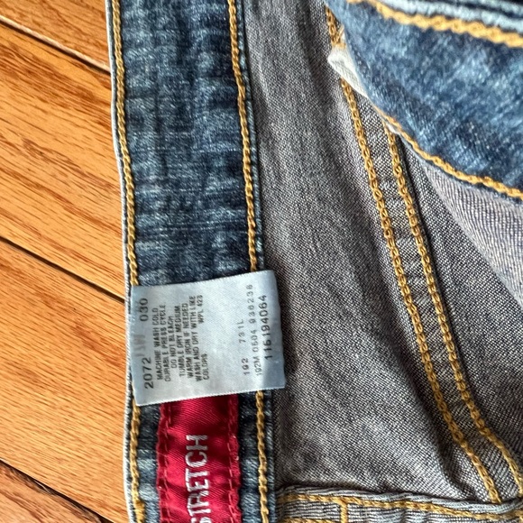 Levi’s 519 Vintage Low Stretch Flare Leg Jeans size 17M JR - Picture 11 of 14